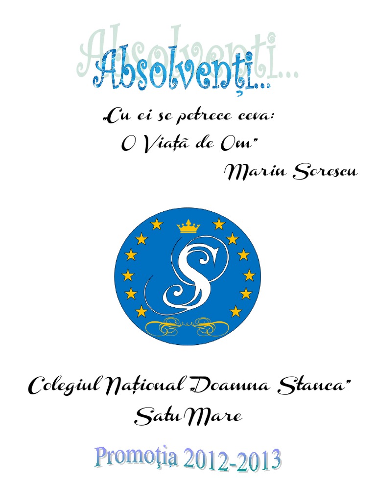 Revista Absolventi PDF | PDF