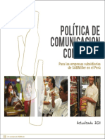 Politica de Comunicacion Comercial Backus