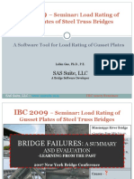 Seminar: Load Rating of Gusset Plates of Steel Truss Bridges