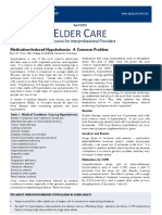Elder Care for Hypocalemia