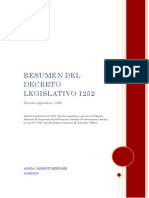 RESUMEN DEL Decreto Legislativo 1252