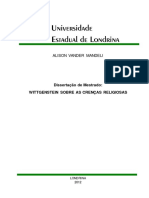 Wittgenstein - Sobre As Crenças Religiosas PDF