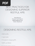 15 Best Practices for Restful APIs