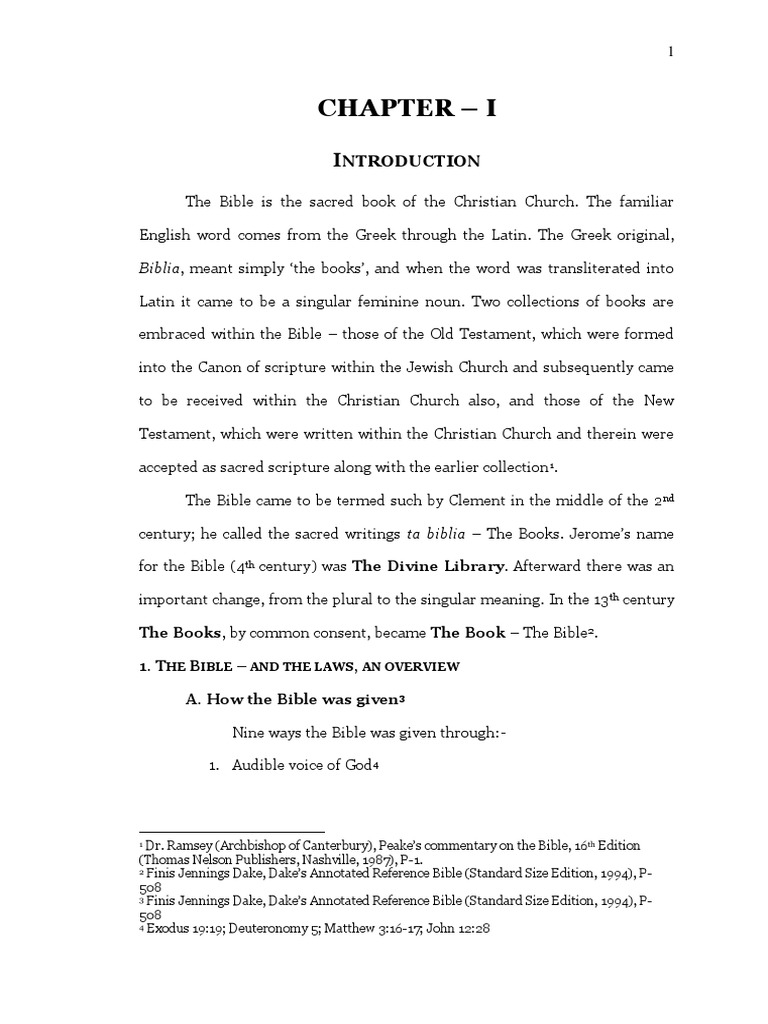09 Chapter 1 | PDF | Old Testament | Bible