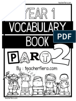 Year 1 Vocabulary Book Part 2 PDF