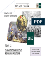 CEE Tema 12 Pensamiento Liberal PDF