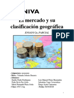 El mercado y su clasificación geográfica