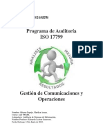 Programa Auditoria Iso 17799