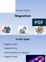 Magnetism: First Year Science