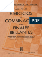 Ejercicios de Combinación Con Finales Brillantes - Luis Palau