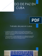 Tratado de Paz en Cuba Diapositiva