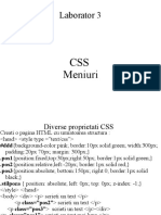 Laborator 3 HTML&CSS