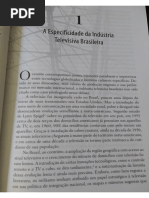 A Especificidade da Indústria Televisiva Brasileira - O Brasil Antenado