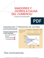 Ganadores y Perdedores a Causa Del Comercio