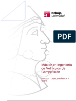 Máster en Ingeniería de Vehículos de Competición MVC001 - AERODINÁMICA Y CFD I