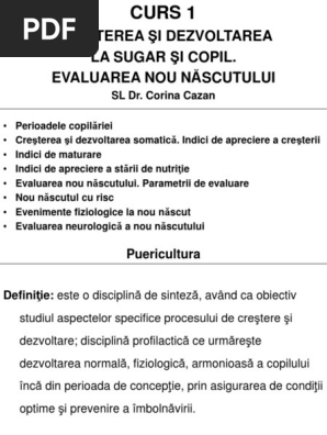 Curs 1 30 Pediatrie