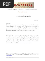 A Poesia Para Giorgio Agamben