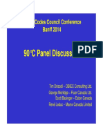 90°C Panel Discussion: Safety Codes Council Conference Banff 2014