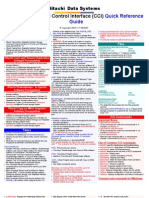 Hitachi Command Control Interface (CCI) Quick Reference Guide