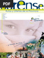 OURENSE Roteiros e Ofertas Turisticas Da Provincia 2010 Galicia