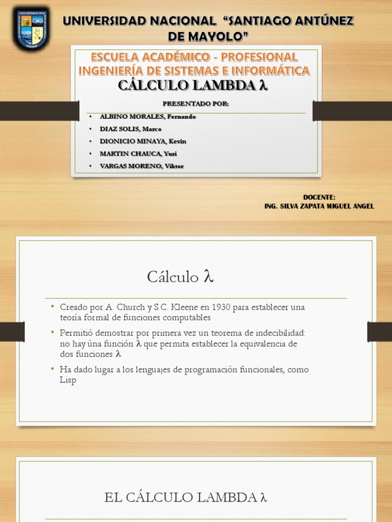 Fundamentos del Cálculo Lambda | PDF | Función (Matemáticas) | Áreas de ...