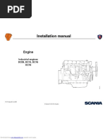 Scania Dc11 Industrial Engine Gas - PDF Installation Manual