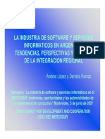2006 - Presentación - La Industria de Software y Servicios Arg