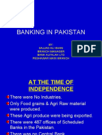 Banking in Pakistan: BY: Sajjad Ali Khan Branch Manager Bank Alfalah LTD Peshawar Main Branch