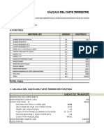 Calculo Flete Terrestre - Losa Casacoto