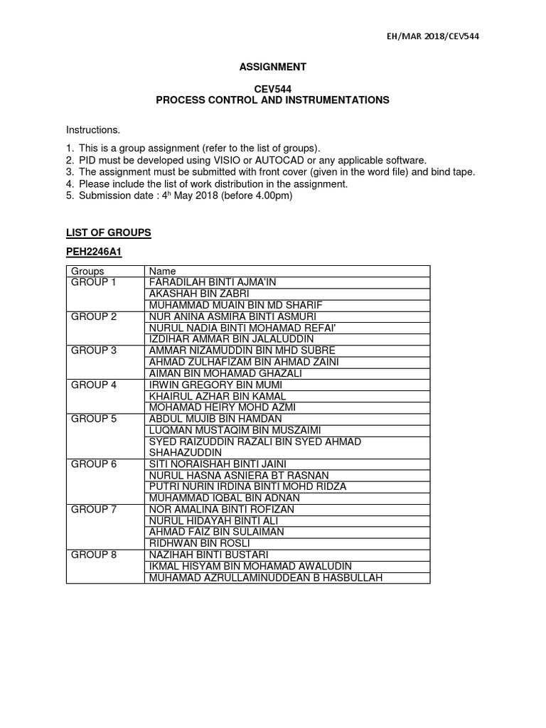 PID Control for Gas Dehydration System | PDF | Phases Of Matter ...