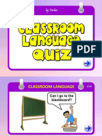 Classroom Language Quiz