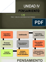 Unidad IV Pensamiento