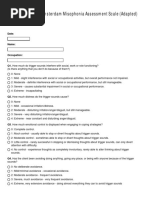 Amsterdam Misophonia Assessment Scale (Adapted)