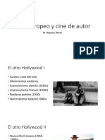 Cine Europeo y Cine de Autor