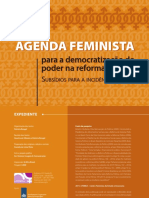 Agenda Feminista Democratizacao Poder Reforma Politica