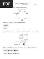 G6 Ecology Progress Test