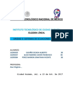 Unidad 3 Algebra Lineal