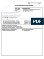 End-of-Course Exam Writing Practice: Idea Organizer #2: Annotate The Prompt