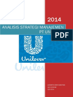 Analisis Strategi Manajemen PT Unilever PDF