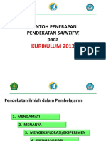 Contoh Pendekatan Scientific Mts