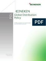 Heineken NV Global Distribution Policy