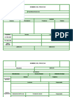 Formato Caracterizacion