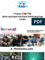 Program Genre Dalam Penyiapan Kehidupan Berkelarga Bagi Remaja