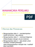 PSIKODIAGNOSTIKA III WAWANCARA PERILAKUAN.ppt