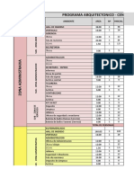 Programa Arq. - Centro Comercial