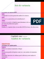 Análisis de Varianza - Anova