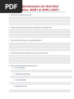 TNA Questions and Observations Sheet