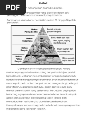 Ulasan Piramid Makanan Pdf
