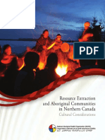 Resource Extracti On and Abori Gi Nal Communi Ti Es I N Northern Canada