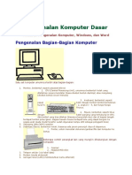 Pengenalan Komputer Dasar